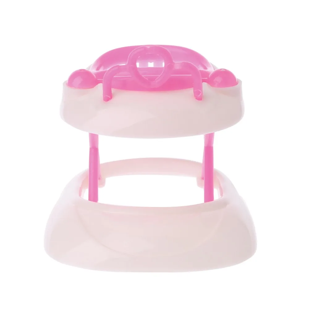 Розовый пластиковый 1:6 ходунки для кукольного домика Барби Миниатюрный дисплей#046