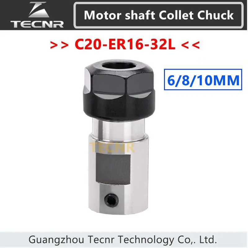 spindle motor clamp tool rod C25 ER16 32L 6mm 8mm 10mm shaft motor