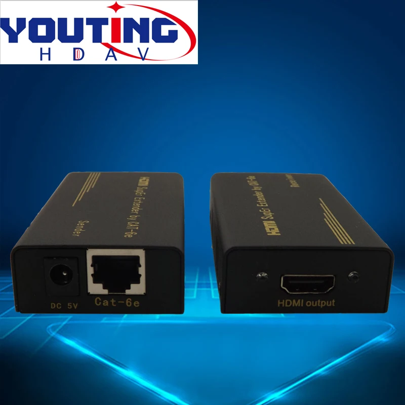 

YOUTINGHDAV YT-HDTXRX60M CAT6 HDMI Extender 60M 1080P Transmitter Twisted pair extension Instead of HDMI cable 196ft