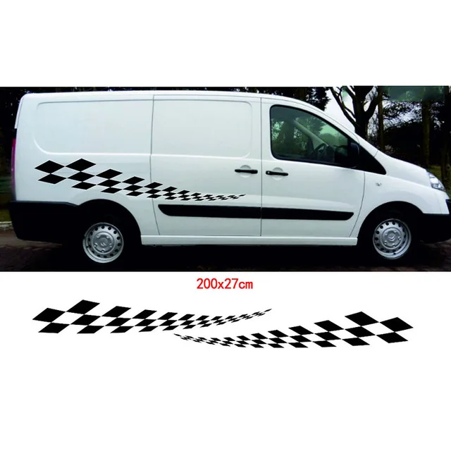 Автомобильный инновационный Стайлинг 2 шт. для fiat scudo checker steipes наклейки swb и winyl moto