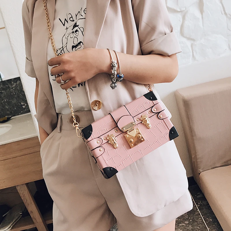 Мода из металлического сплава, покрытого стразами угловая Пряжка женская коробка стиль Pary клатч сумка через плечо женская дизайнерская сумка кошелек
