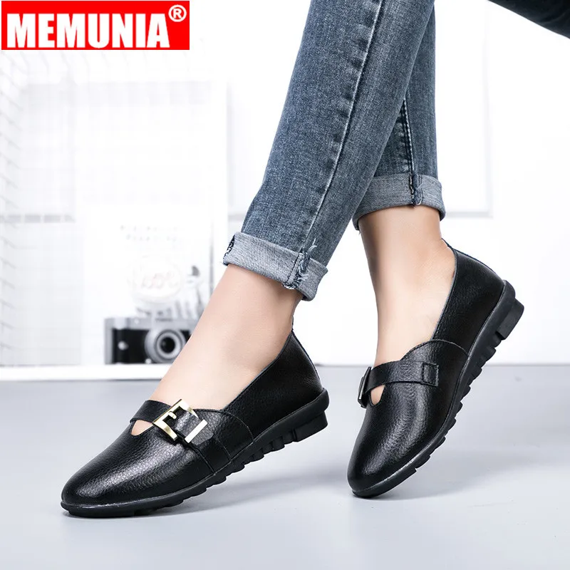MEMUNIA/Новые модные весенне-осенние туфли больших размеров 35-44 женские низкие Туфли