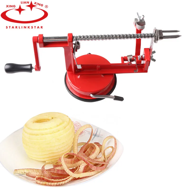 

Starlinkstar 3 in 1 Apple Peeler Slicing Machine Peeled Tool Fruit Carrot Potato Skinning Tool Creative Home Kitchen Accessories