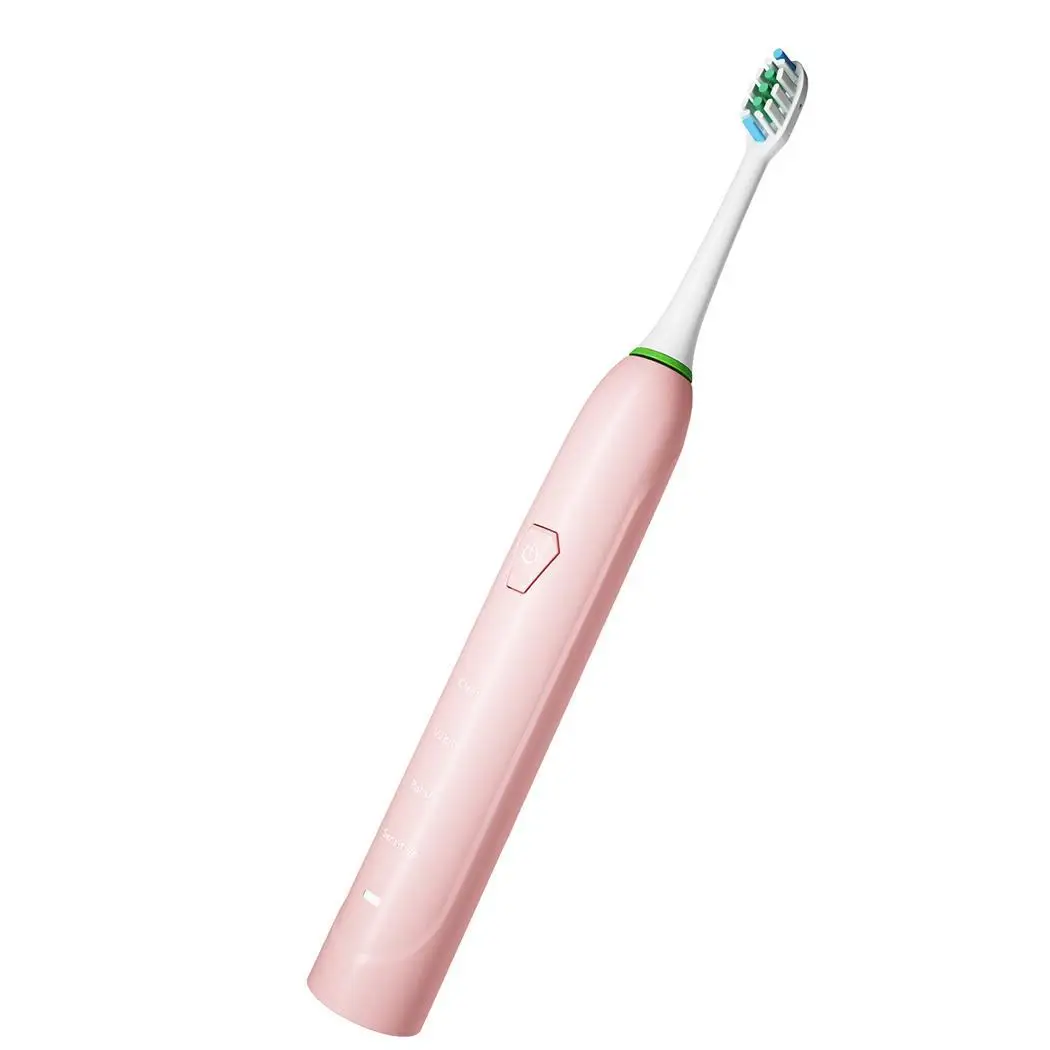 

New Electric Toothbrush Deep Clean Waterproof Tooth Brush Appliances 800 mAh with Replacement Heads 1 hour