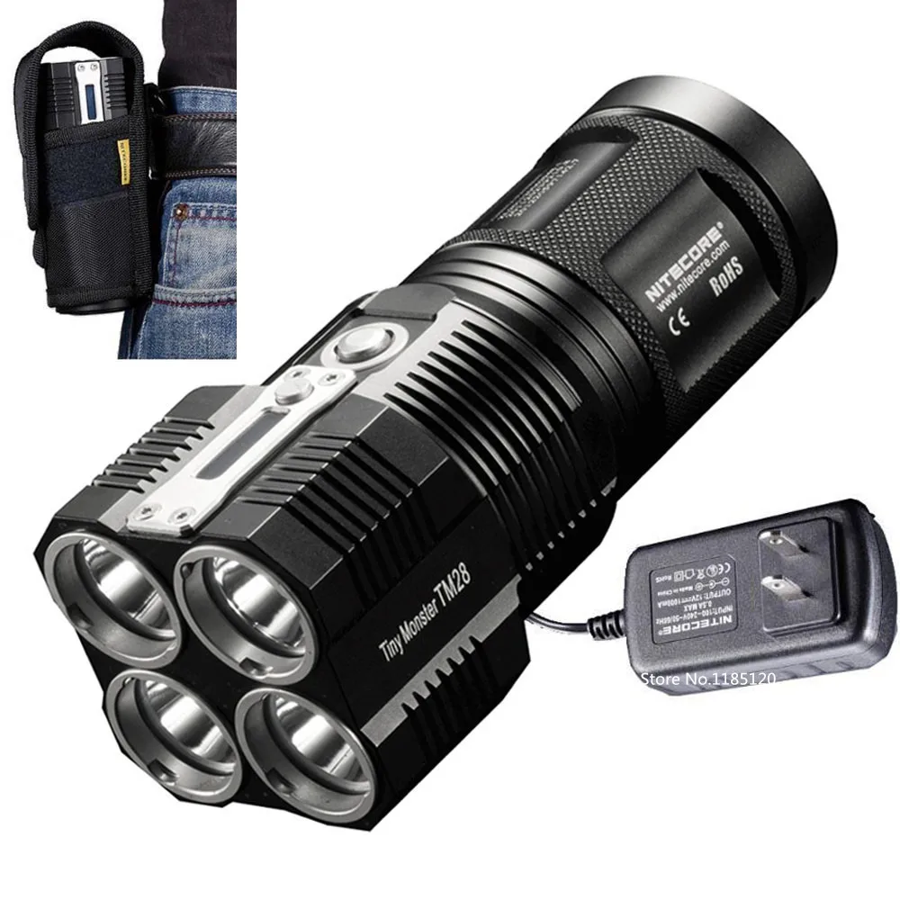 NITECORE TM28 Высокий люмен Fashlight 4* CREE XHP35 HI светодиодный Макс 6000лм 8 режимов работы дальность луча 655 измеритель перезаряжаемый фонарь