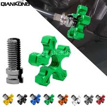 Для KAWASAKI Z650 Z900 Z800 HONDA CBR600RR YAMAHA R1 R3 R6 R25 кабель сцепления провода регулятор M8/M10 зеленый аксессуары для мотоциклов