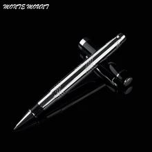 Black and silver 0.5MM Ballpoint Pen,High Quality Gift Ball Pen Office Signature Writing Smooth Style Luxury Roller ball Pen