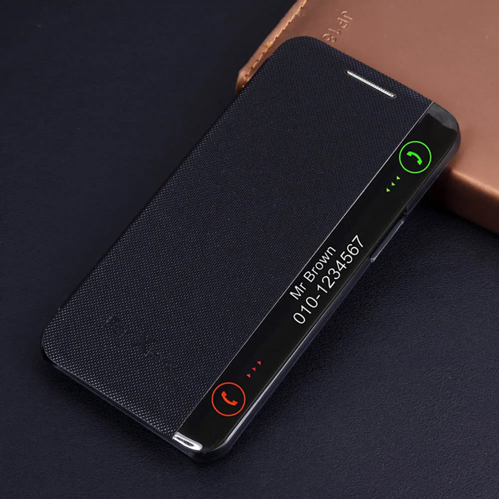 Умный флип Быстрый кожаный чехол для телефона LG X power LGX power K220DS K220 K220DSZ K210 F750K K 220 DS Sleep Call - Цвет: Black