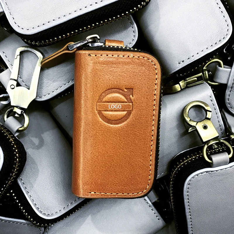 key case for volvo xc90 2017 s90L t5 t6 2015 2016 t8 leather car key