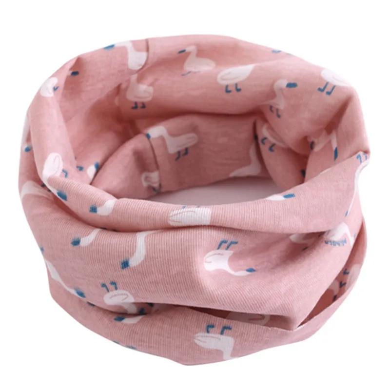 

2019 Spring Autumn Children Cartoon Scarf Winter Baby Cotton Warm Scarf Boy Girl O Ring Scarf Kids Neck Collar Child Neckerchief