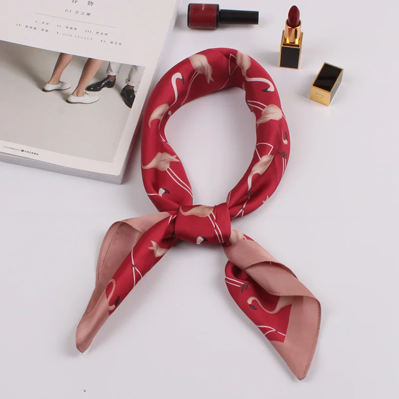 Sour Lemon Silk Scarf Small Scarves New Design Small High Soft Squares