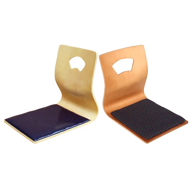 Best Offers (4pcs/lot) Japanese Living Room Furniture Fan-Shape Natural Color Fabric Padded Bentwood  Floor Legless Tatami Zaisu Chair Best Offers (4pcs/lot) Japanese Living Room Furniture Fan-Shape Natural Color Fabric Padded Bentwood  Floor Legless Tatami Zaisu Chair