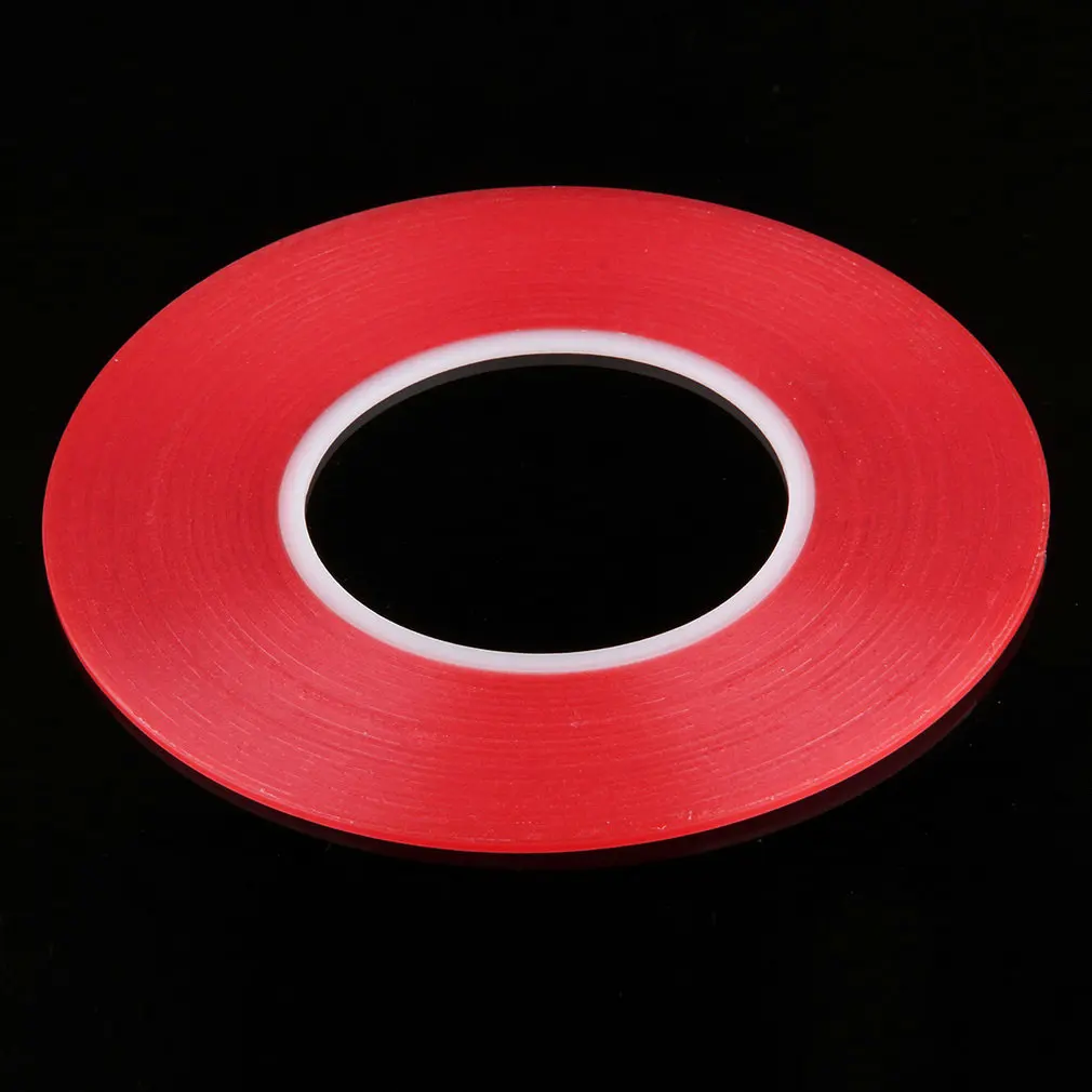 2 мм 50 м сильная акриловая клейкая красная пленка прозрачная Двухсторонняя клейкая лента наклейка для мобильного телефона панель ЖК-дисплей экран дисплея