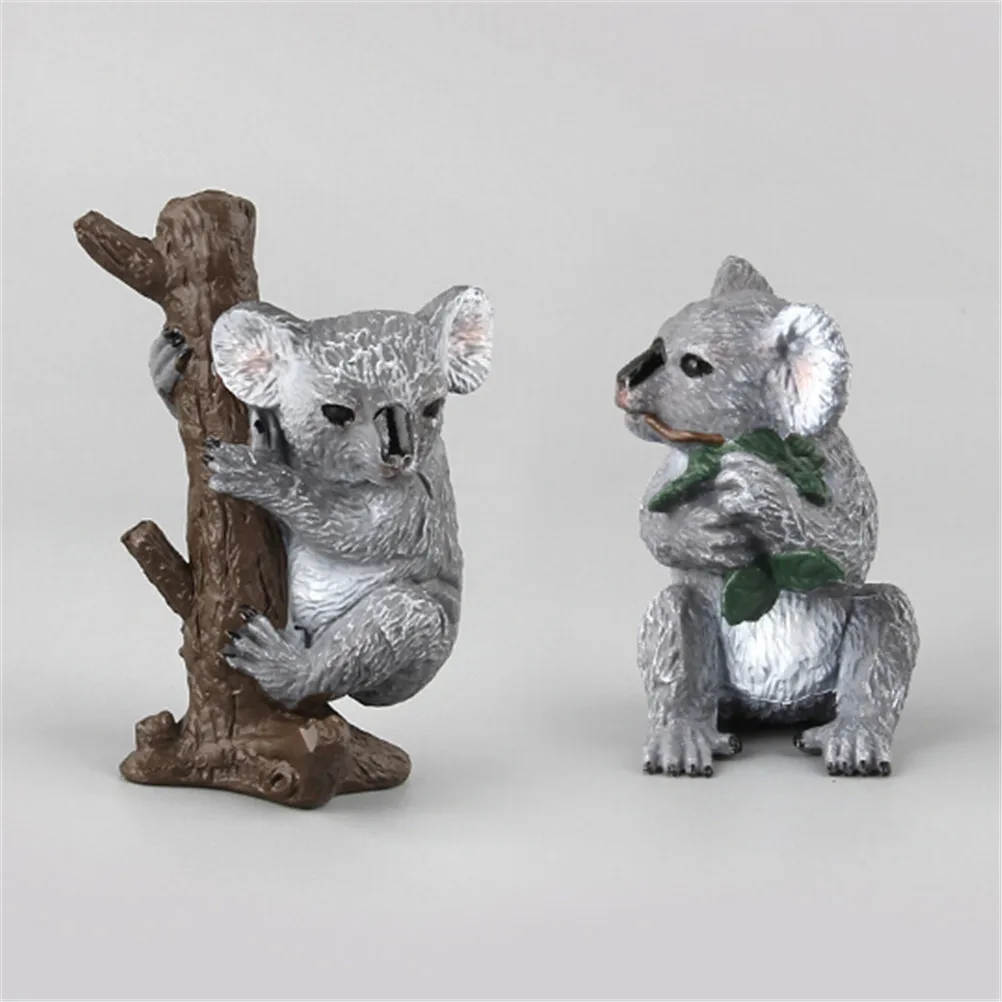 Игрушки коала медведь прочные из ПВХ моделирование животных модель фигурки и