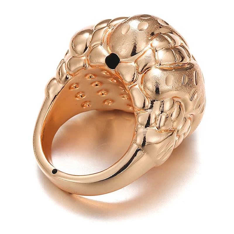 Трендовые Большие женские кольца со змеиным узором, очаровательные кольца из розового золота, обручальное кольцо, нигерийские/африканские винтажные кольца, бижутерия R86