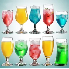 Прозрачный бессвинцовый напиток/фруктовый сок/Пиво/Коктейль/молоко/стеклянный бокал воды