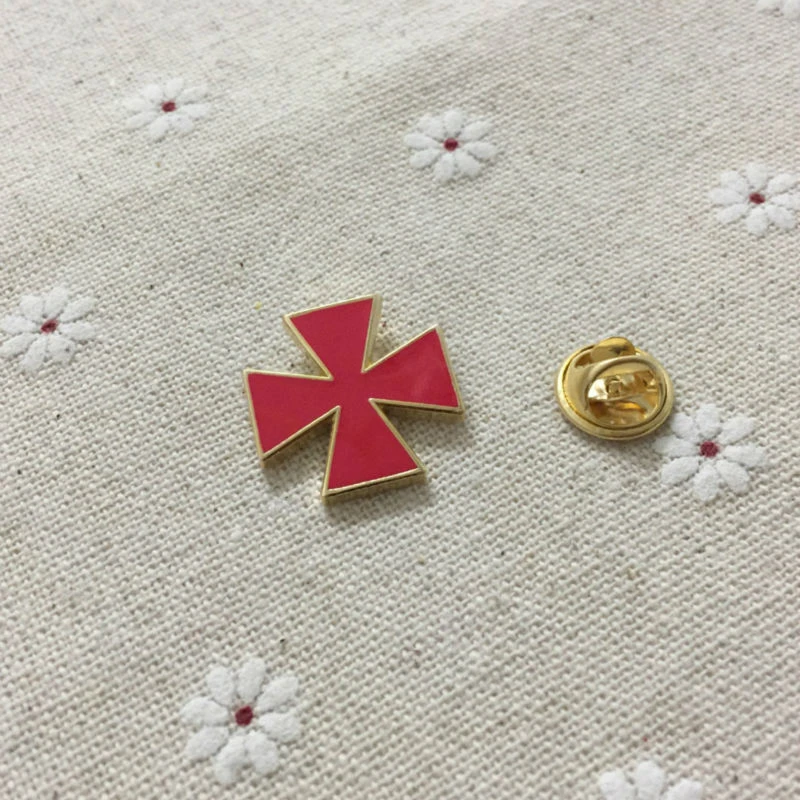 Masonic Freemason Knights of Malta Sml Round Enamel Lapel Pin Badge In Gift Box Masonic Freemason Knights of Malta Sml Round Enamel Lapel Pin Badge In Gift Box
