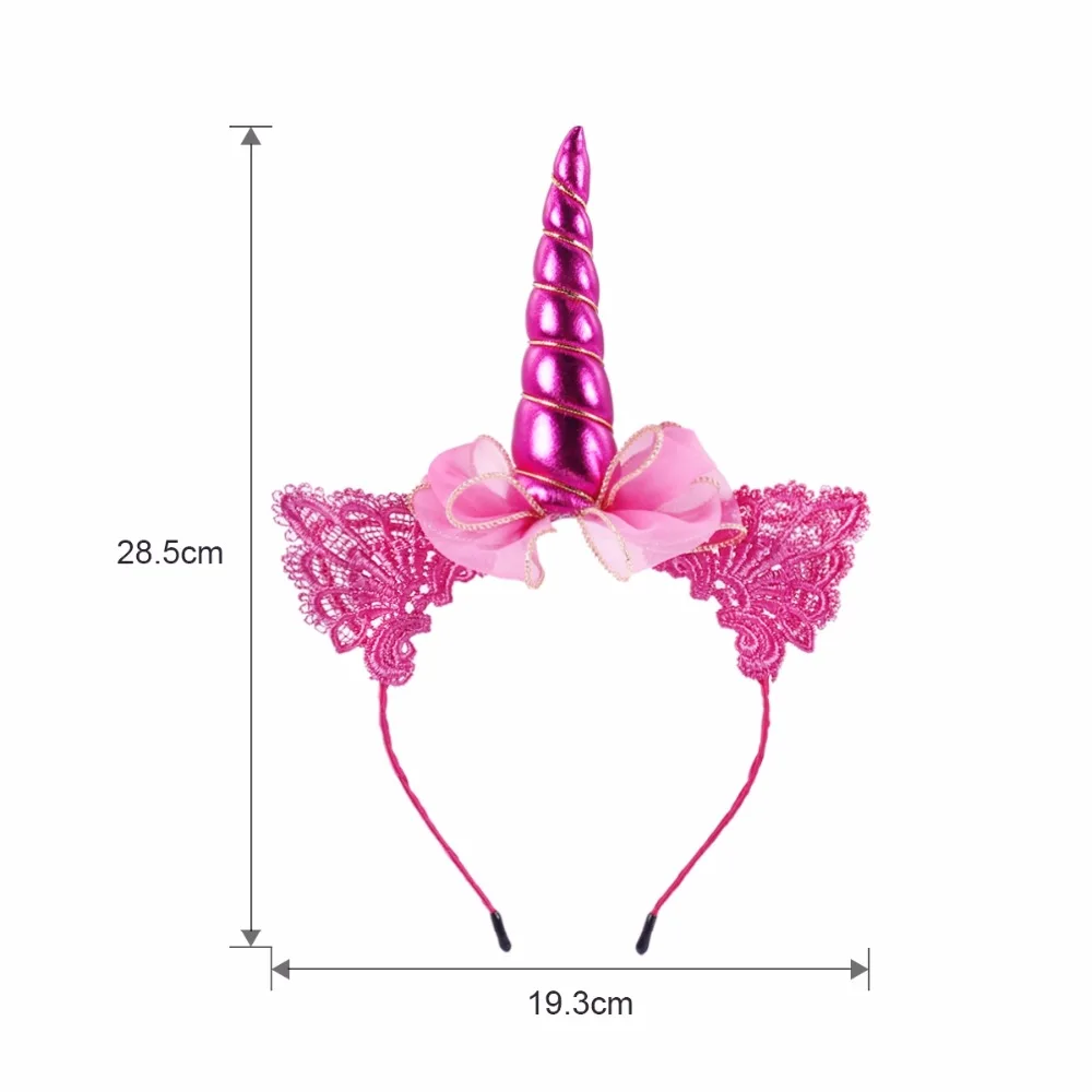 QIFU Unicorn Party Decorations Unicorn Birthday Party Supplies Unicornio Party Headband Set Girl Deco Baby Shower Decorations