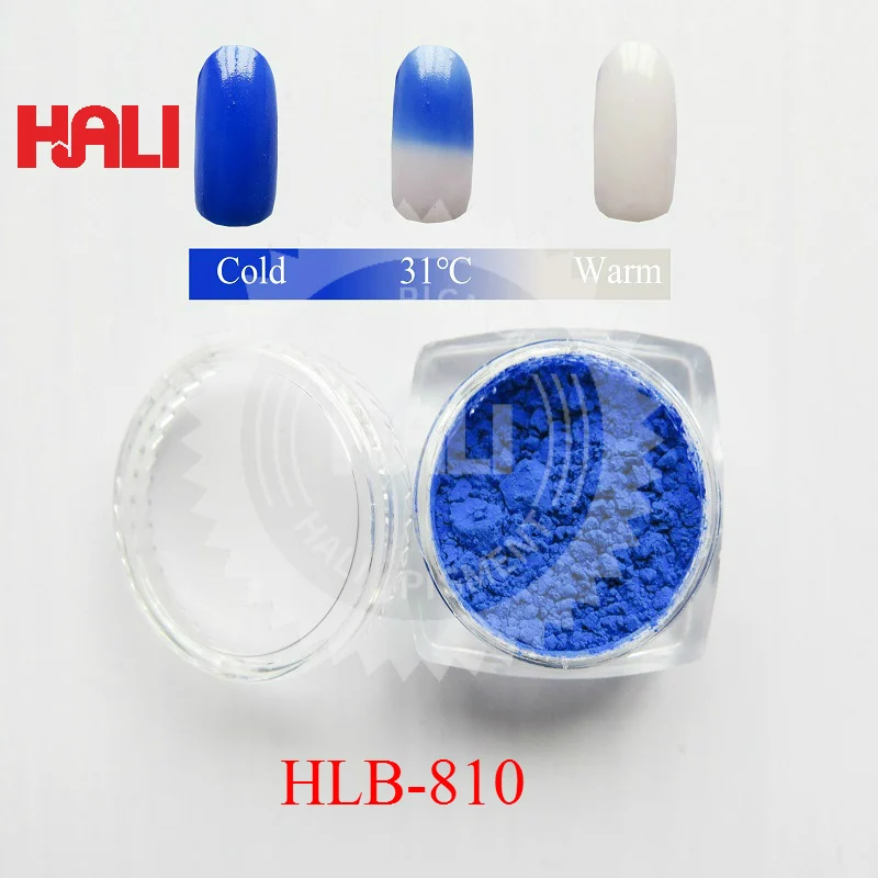Thermochromic pigment item:HLB-700 color:black activate temperature:31centigrade 1lot=10gram.