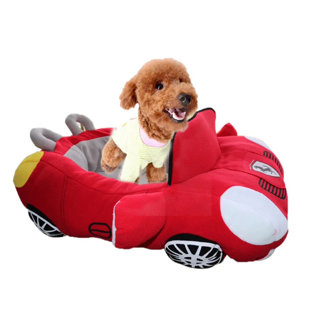 

2 Colors Dog Car Bed Pet Bed Sofa for Small Dogs&Cat Fleece Dog Beds Detachable Cotton Padded Dog House Waterproof Puppy Kennel