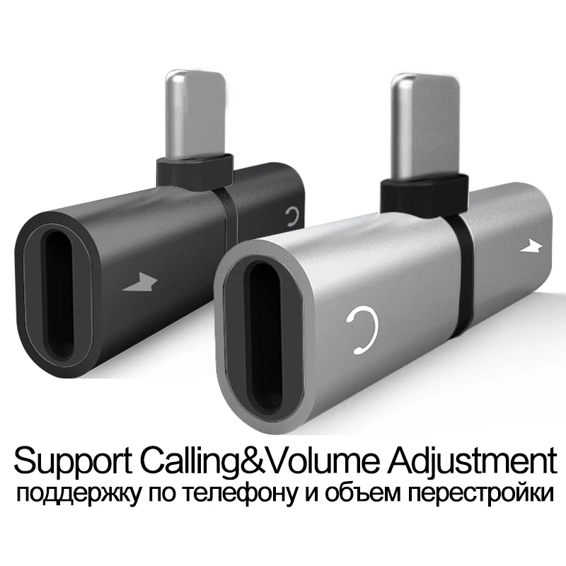 Beste 2 in 1 Audio Adapter Voor iPhone 7 8 Plus X Opladen Audio Charger Kabel Adapter Voor Bliksem Jack om Oortelefoon AUX Kabel