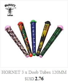 HORNET 5 шт. 3 x контейнеры для сигарет doob tubes 120 мм тайник баночный шарнир держатель тупой держатель для хранения бумаги держатель для рожков герметичный водонепроницаемый контейнер для таблеток