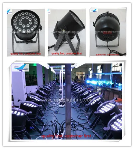 

A- 2pcs 24x10w par led rgbw CE&ROHS led par 64 can 10 Watts dj par DMX Control for Wedding Church Stage Lighting