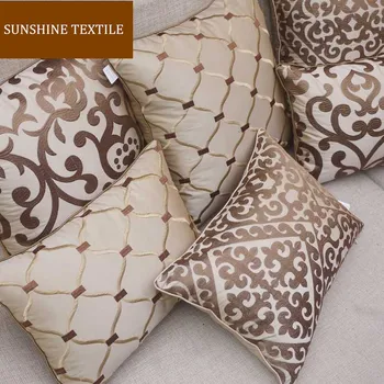

Complex Embroidery Home Decor Cushion Cover Silk Pillow Cover Decorative Throw Pillows Pillowcase Pillowsham 18"/20"/24"