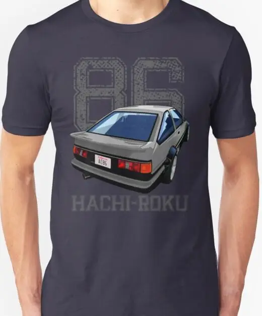 2019 модная футболка Ae86 Corolla для фанатов Ae 86 дрейф Jdm Hachiroku 4A-Ge футболки | Мужская