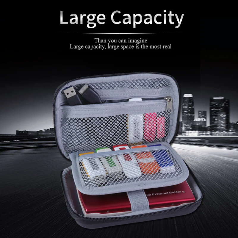 New Original Hard Disk Case HDD Protection Bag For External Earphone Power bank USB data line U Disk Case For WD,Seagate,Sony New Original Hard Disk Case HDD Protection Bag For External Earphone Power bank USB data line U Disk Case For WD,Seagate,Sony