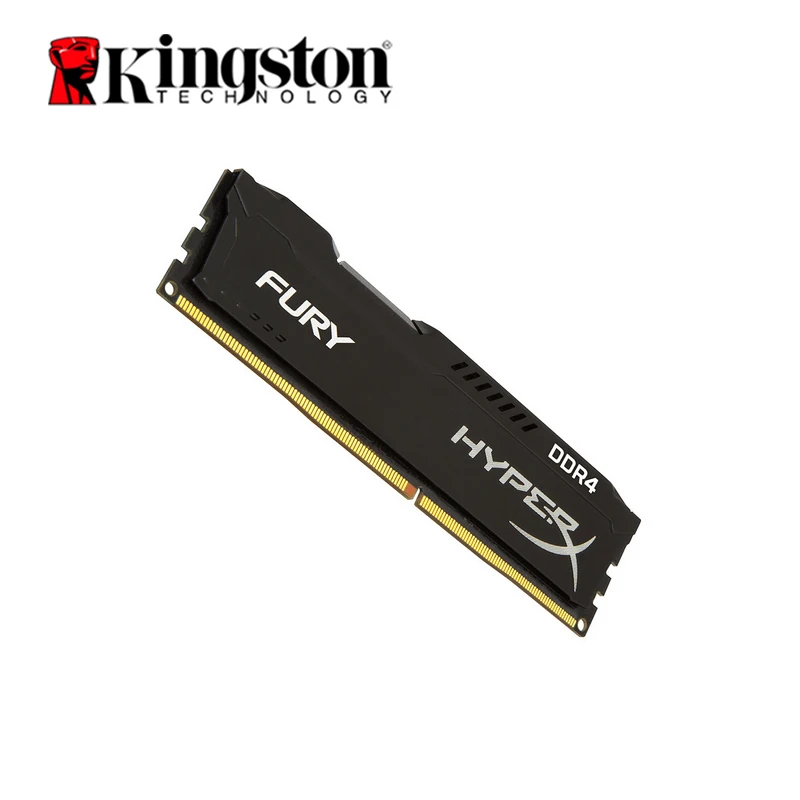 Оригинальная оперативная память kingston HyperX FURY, 4 ГБ, 8 ГБ, 16 ГБ, DDR4, 2400 МГц, оперативная память для настольных ПК CL15 DIMM, 288-pin, внутренняя память для настольных ПК для игр