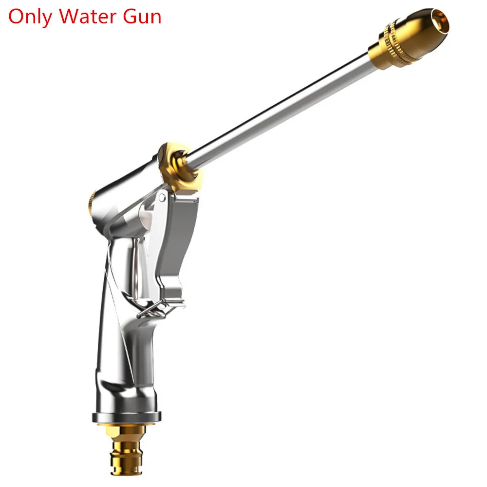 Автомобильный водяной пистолет высокого давления струйный садовая мойка шланг палочка сопло распылитель полив разбрызгиватель инструмент для очистки дропшиппинг - Цвет: Water Gun