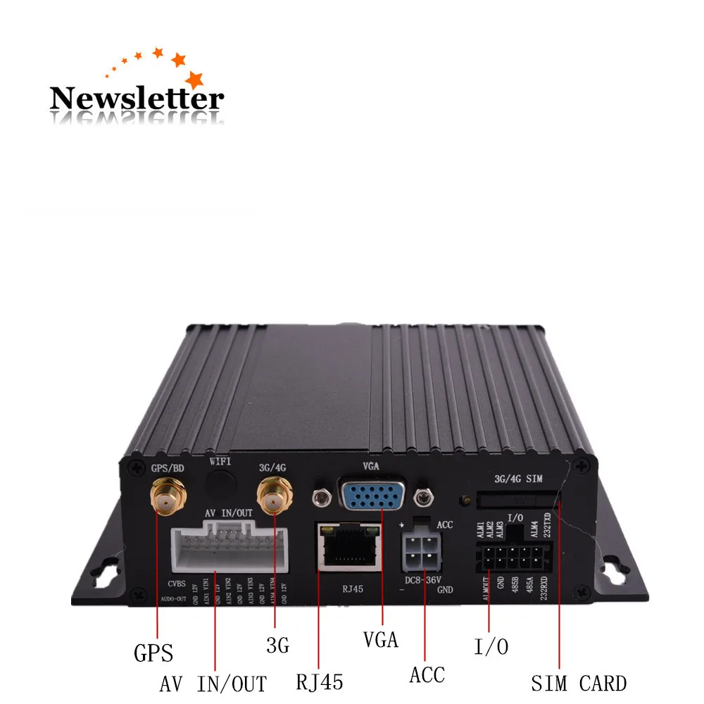 Рос h.264 4 Каналы gps 3g AHD 720 P грузовик мониторинга мобильный видеорегистратор для