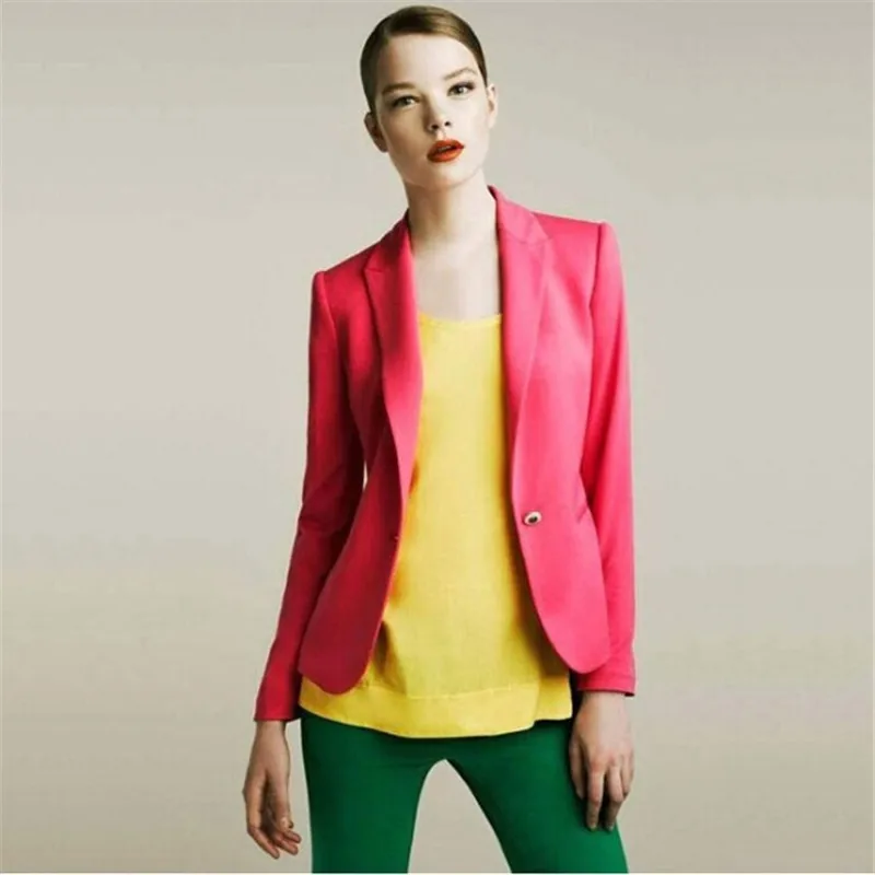 Hodisytian New Fashion Women Blazers Femnino Casual Slim