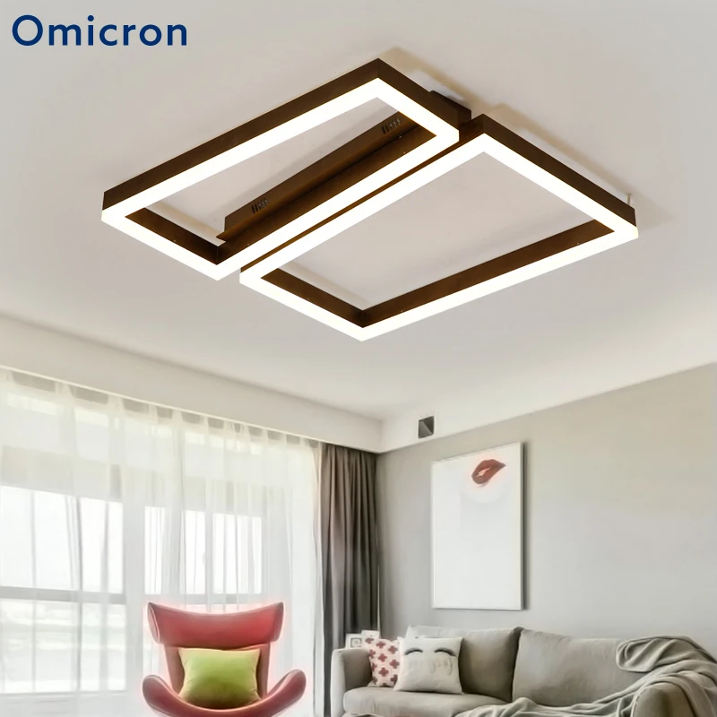 

Omicron Modern LED Ceiling Lights Creative Square Geometry Combination Lamp For Liiving Room Bedroom Home Indoor Ceiling Light