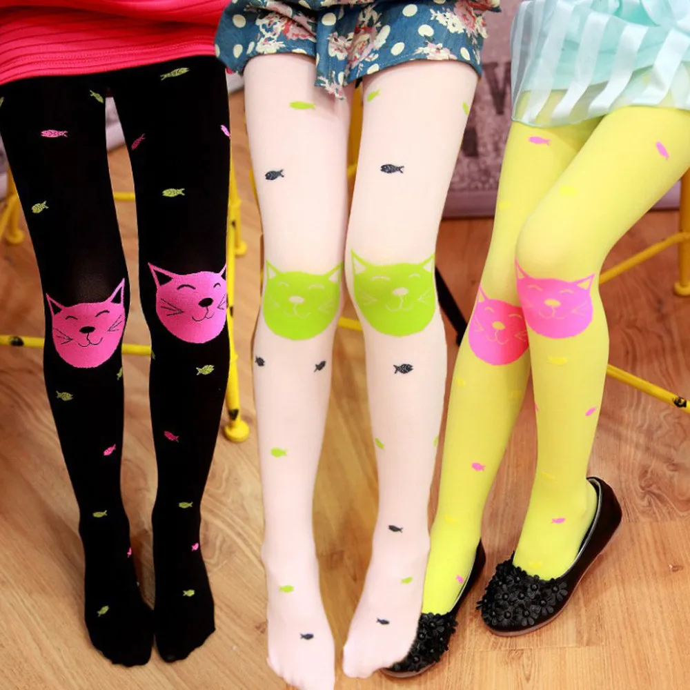 

2019 Fashion Clothing Autumn Girls Tights Bearded Girl Fashion Knitted Stocking Baby Pantyhose Calcetines