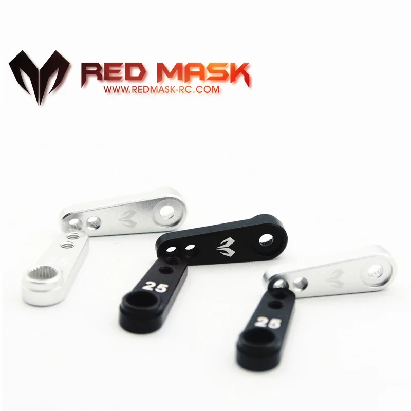 High Quality Red Mask Rc 7075 Aluminum Servo Horn 25t Silver Black Rc