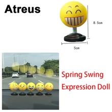 Atreus 1 шт. стайлинга автомобилей 3D забавные Уход за кожей лица куклы украшения Стикеры для Lexus Honda Civic Opel Astra H J Kia рио Ceed Volvo Fiat 500