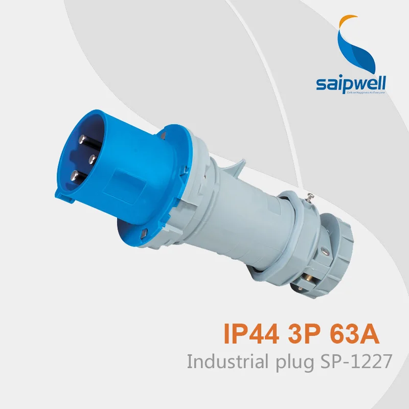 

Saipwell Hot Sale Industrial Waterproof cee Electrical Plugs and Socket 3P 63A SP-1227