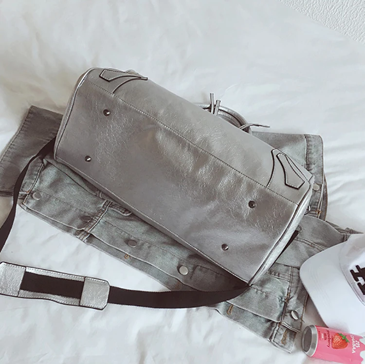 Модная Женская дорожная сумка, Мужская большая Холщовая Сумка для путешествий, вместительный мягкий чехол из искусственной кожи, наволочка для багажа