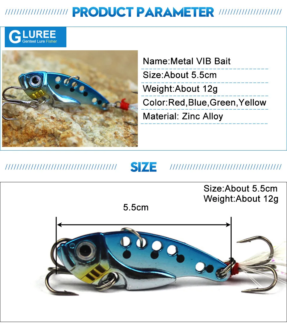GLUREE-1Pcs-12g-Metal-VIB-Hard-Fishing-Lure-Zinc-Alloy-Spoon-Lure-Treble-Hook-Bass-Artificial-Bait-Fishing-Tackle-4-Color_03