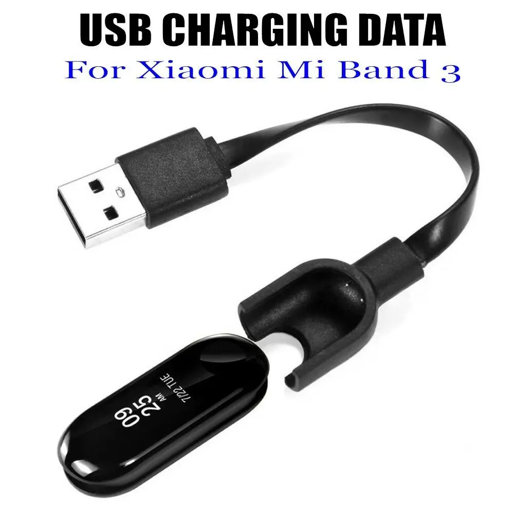 

Charger Cable for Mi Band 3 Tpe USB DATA Cradle Dock Charging Cable for Xiao Mi 3 Smart Wristband Bracelet Charging Cables