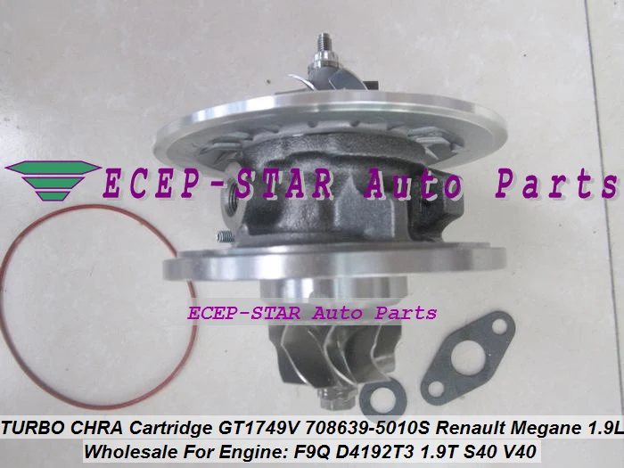 TURBO CHRA Cartridge GT1749V 708639-5010S 708639 Turbocharger Megane Scenic S40 V40 Primera F9Q D4192T3 1.9L (1)