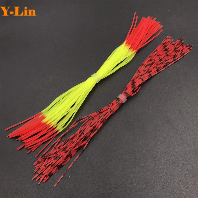 10pcs 30 Strands fishing Silicone Skirts Fishing Lures Accessories DIY
