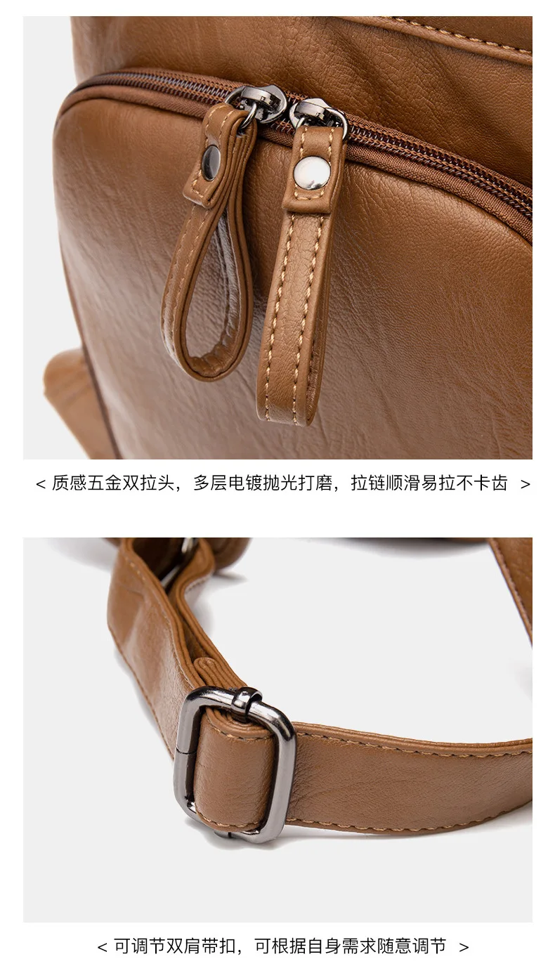 Emon Mummy Maternity Nappy Bag Large Capacity Mommy Travel Backpack Bag Genuine Leather Fashion Mother Nursing Diaper Bag New (19)