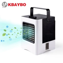 KBAYBO USB Personal Portable Air Conditioner Fan Mini Air-cooler Desktop Air Cooler Refrigeration Mobile Air Conditioning Fan usb small air conditioning appliances portable mini fans air cooler fan summer strong wind air humidifies air conditioner 1pc
