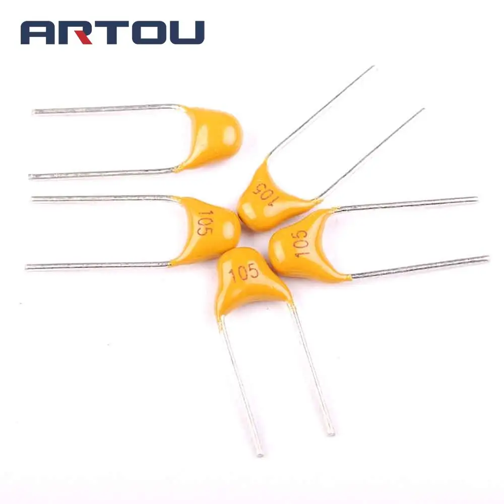 

50PCS 1uF 50V 105 Multilayer Monolithic Ceramic Capacitor+-10%