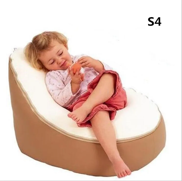 Just a Skin! 2018 Renew Baby Bean Bag Creative Newborn Lazy Sofa Baby Seat Chair Bed for Newborn (No filler) Drop Shipping