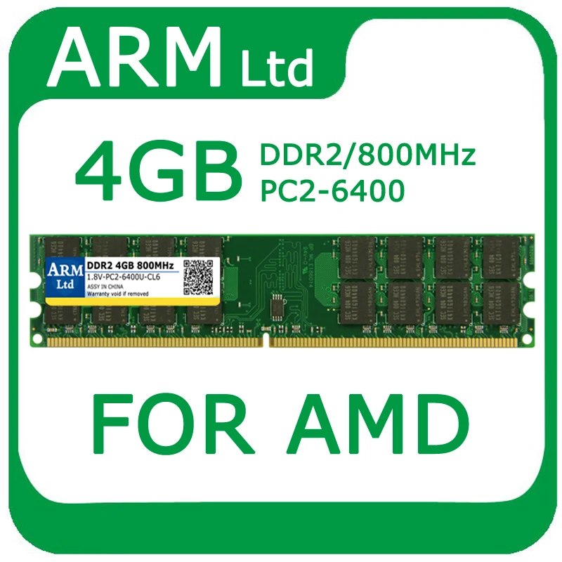 Wholesale DDR2 4GB 800MHZ PC2-6400 sodimm Memory For Desktop PC RAM For AMD System High Compatible