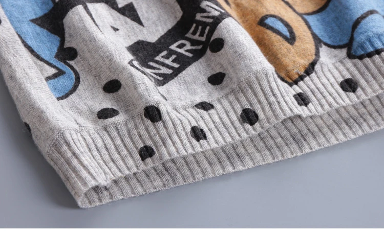 Europe and the United States spring and autumn new fat mm large size women's clothing loose wool blend long sleeve AliExpress sweater (9)